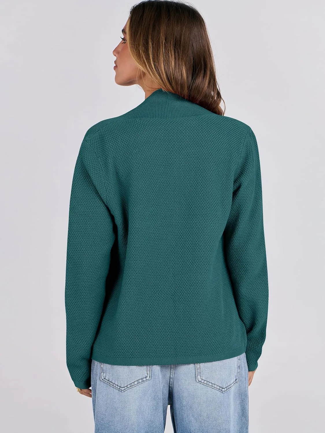 ANRABESS Womens Cardigan Sweater 2025 Casual Waffle Knit Long Sleeve Button Down Fall Fashion Jackets Outwear