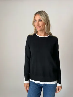 Ashlin Double Hem Sweater