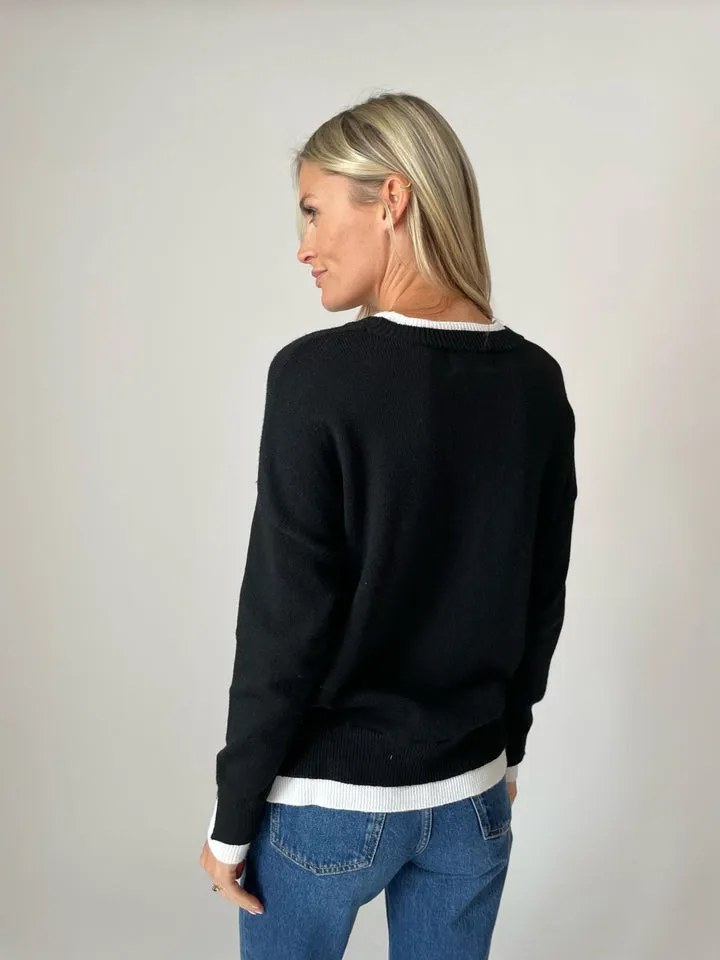 Ashlin Double Hem Sweater