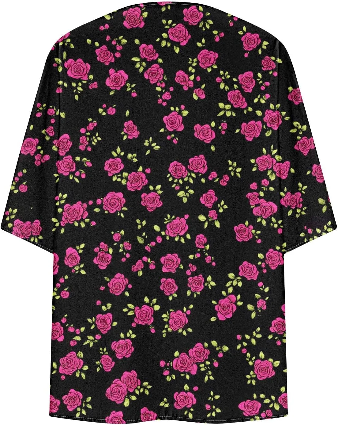Beach Cover Ups for Women Summer Lightweight Floral Printed Chiffon Cardigan Dressy Casual Vacation Boho Blouses Tops
