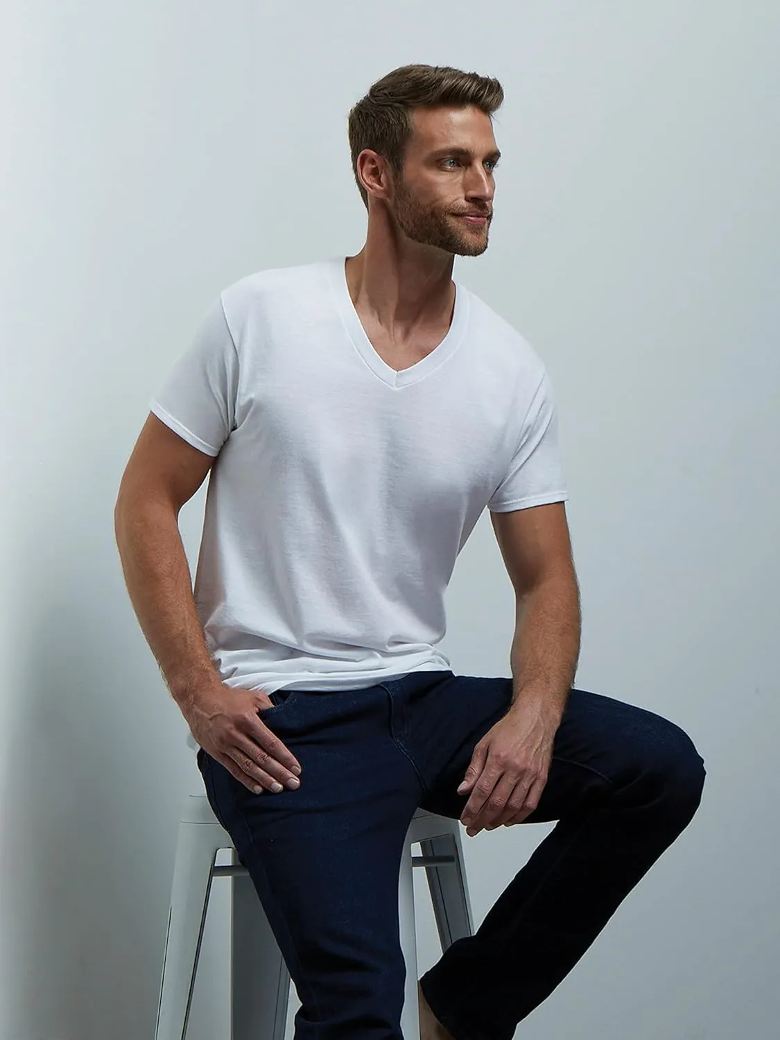 BVD Mens Ring Spun Cotton Undershirts (Tag Free & Super Soft)