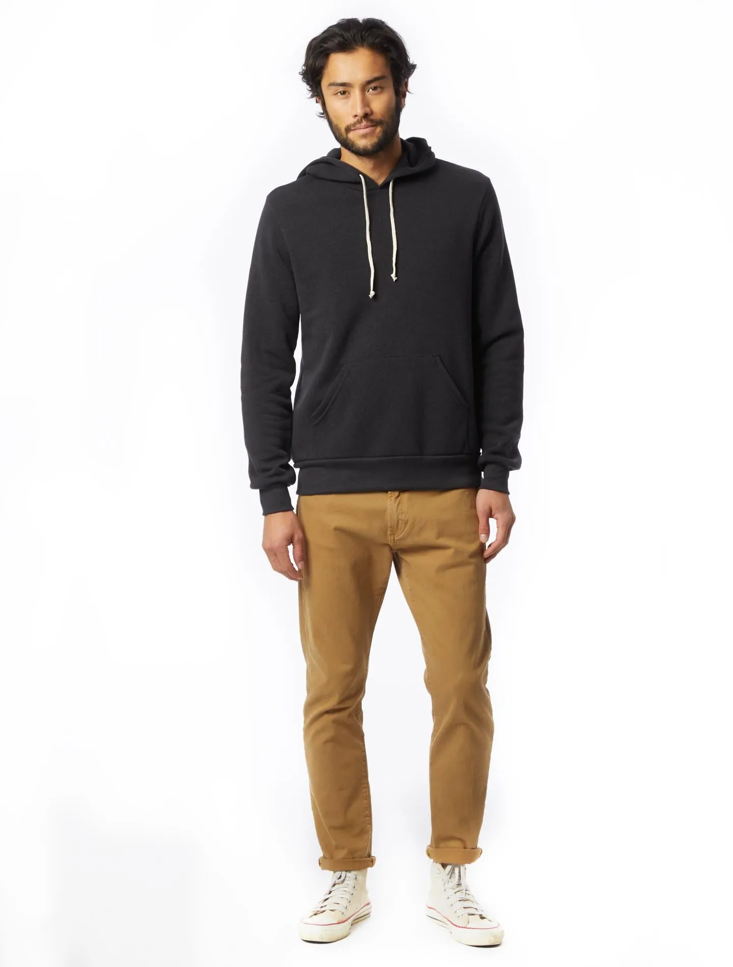 Challenger Eco-Fleece Pullover Hoodie (True Black)