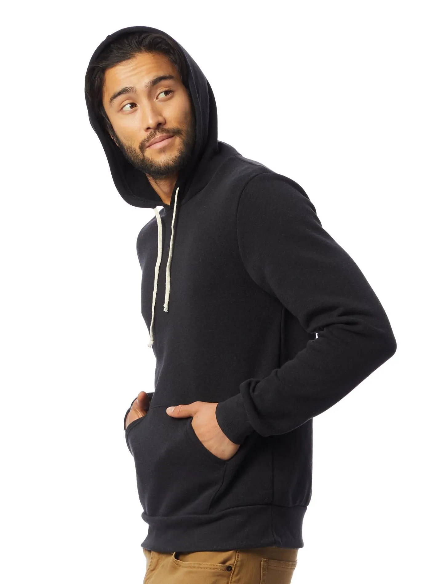 Challenger Eco-Fleece Pullover Hoodie (True Black)