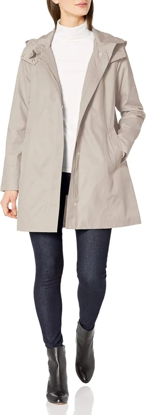 Cole Haan Women's Hooded Trenchcoat