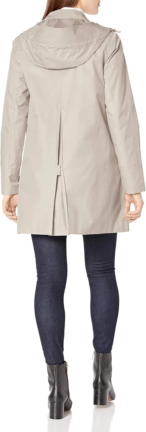 Cole Haan Women's Hooded Trenchcoat