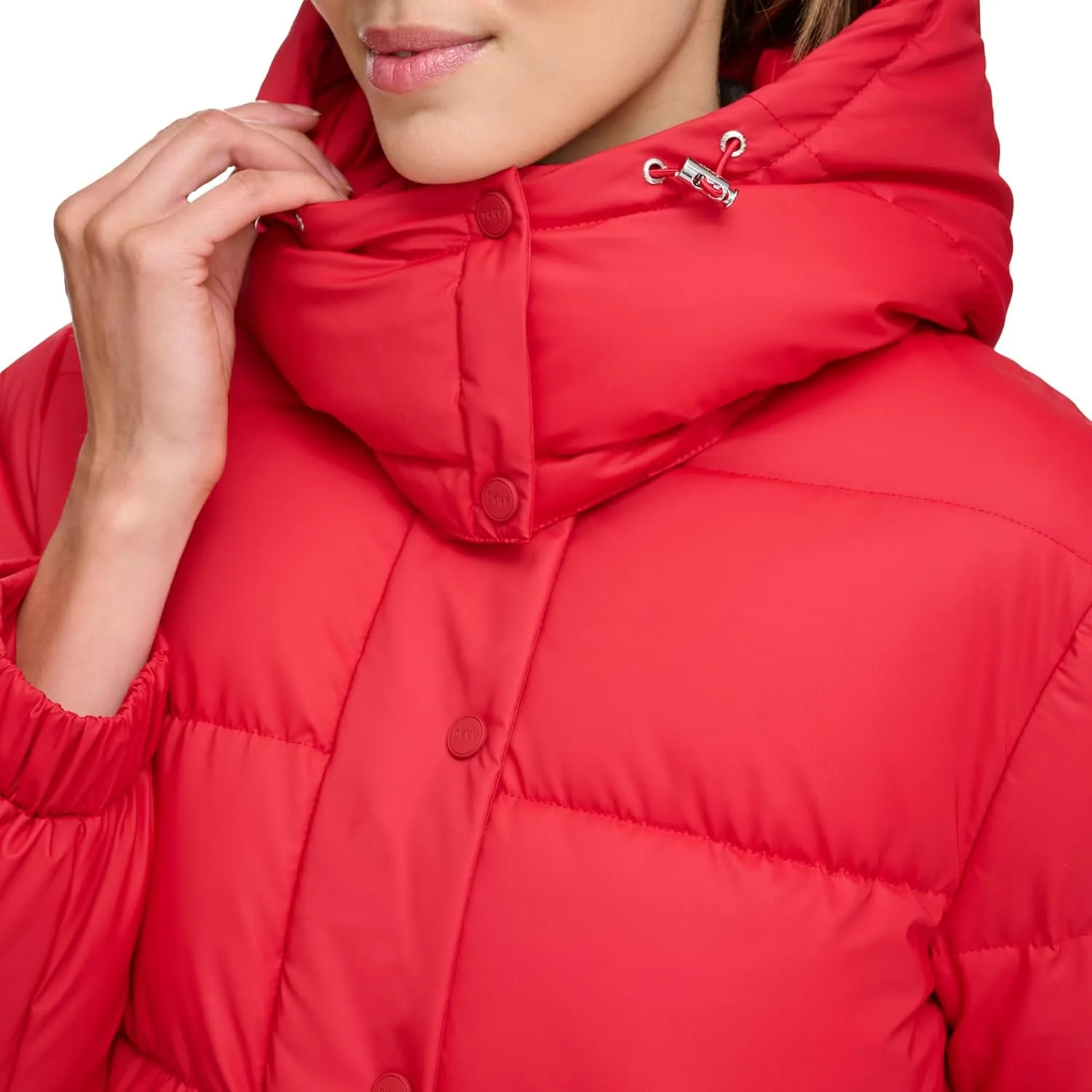 DKNY Womens Down Puffer Coat