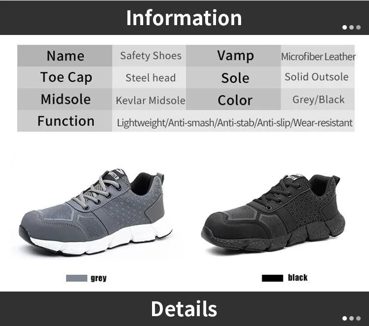 Fashionable Men's Lightweight Breathable Hiking Shoes