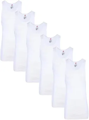 Hanes Men's Cotton Tank Undershirts 12-Pack