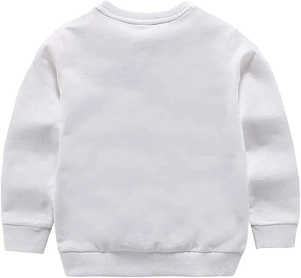 HAXICO Unisex Kids Solid Cotton Thin Pullover Sweatshirt T-Shirt Toddler Baby Crewneck Long Sleeve Tshirts Tops Blouse