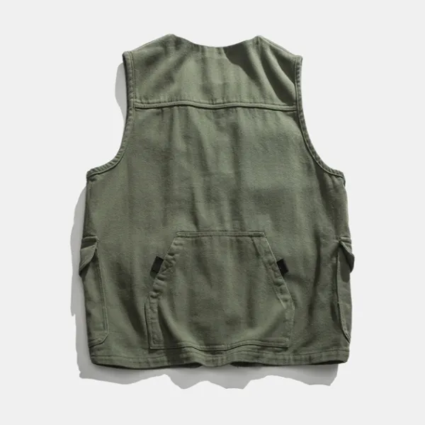 Japanese Retro Multi-pocket Tool Vest