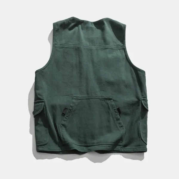 Japanese Retro Multi-pocket Tool Vest