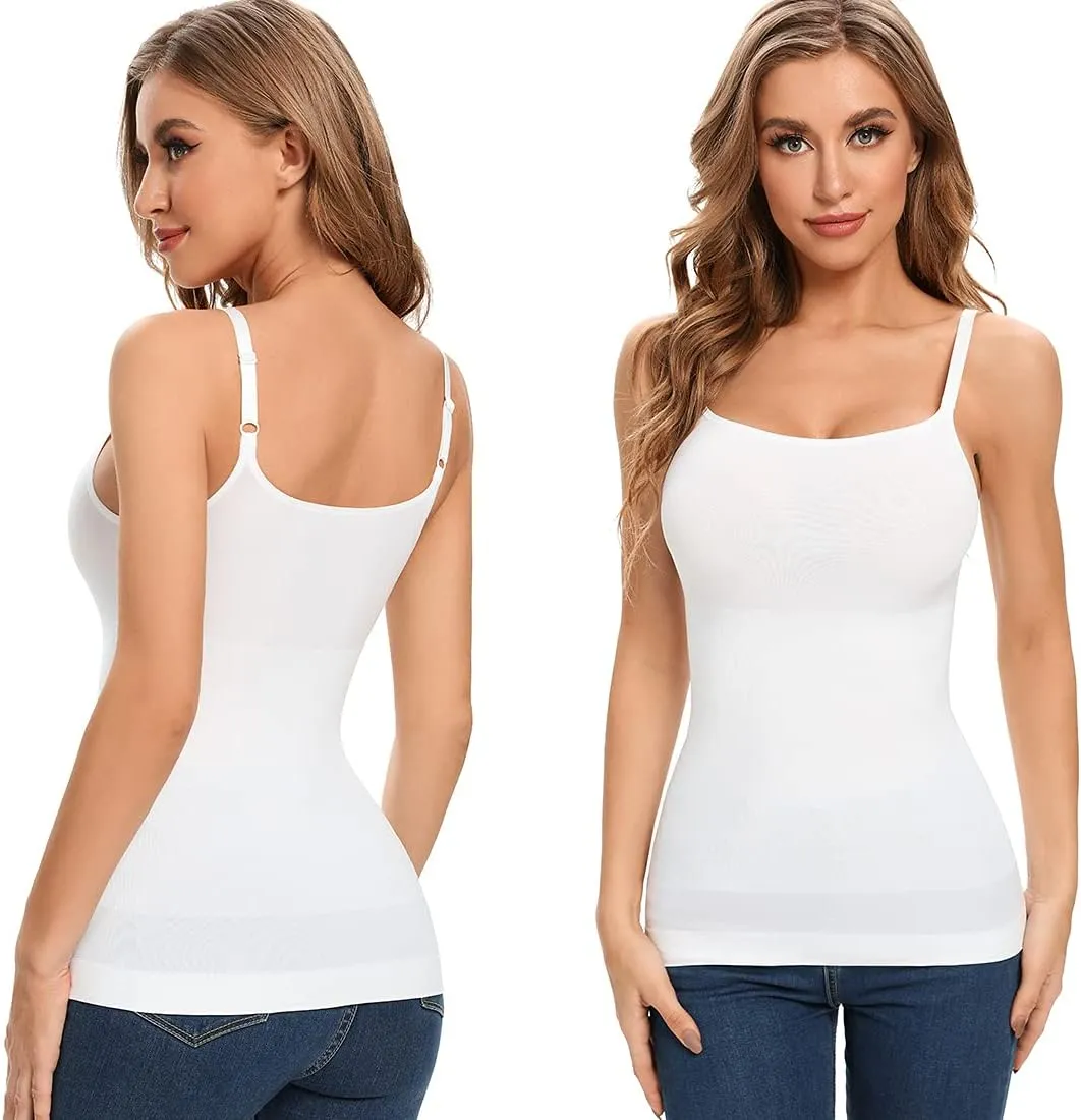 JOYSHAPER Women's Shapewear Tank Tops Tummy Control Camisoles Seamless Compression Cami Tops with Adjustable Straps