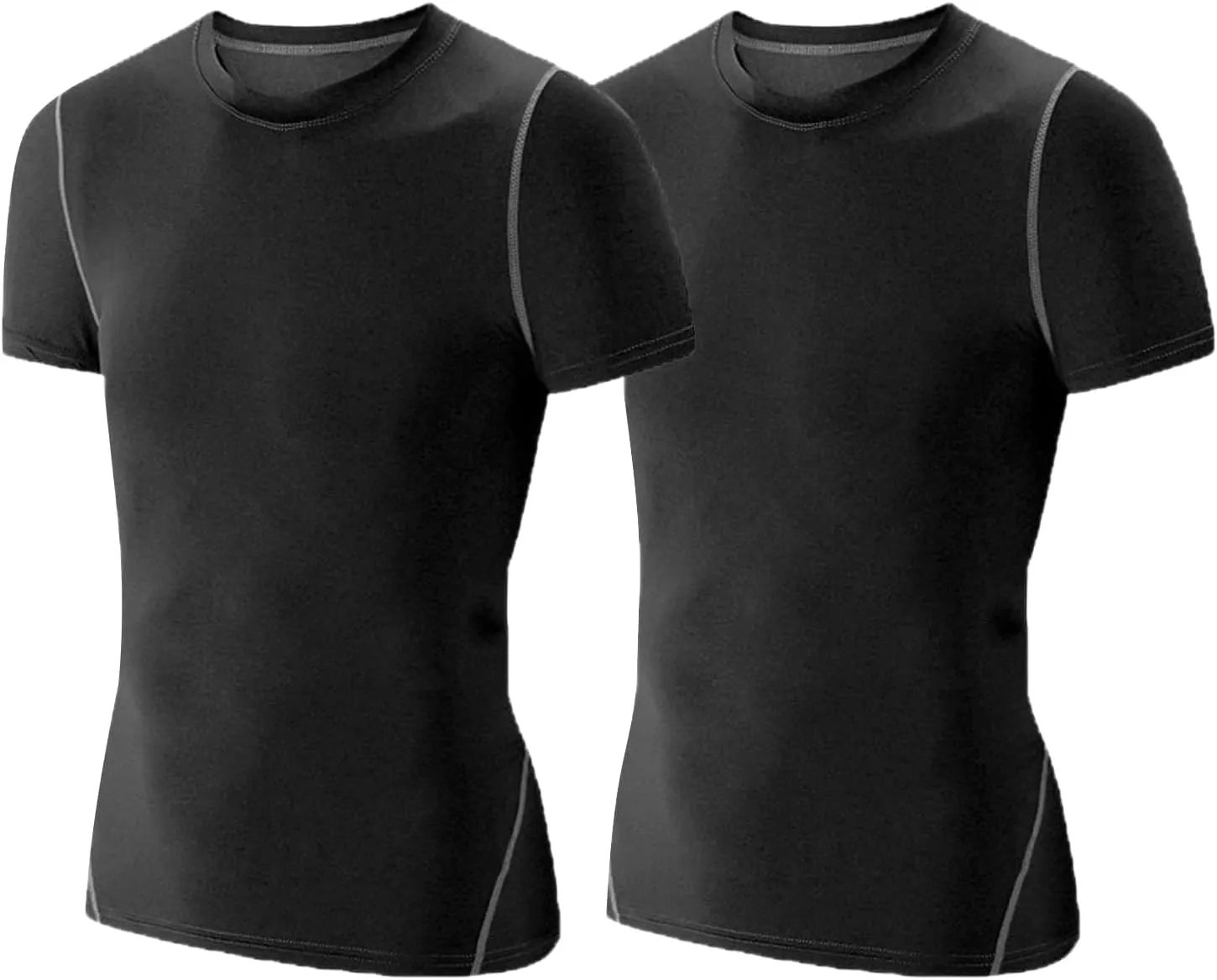 LANDUNSI 1~3 Pack Youth Boys Compression Shirt Athletic Short Sleeve Baseball Undershirt Soccer Sports Base Layer Top