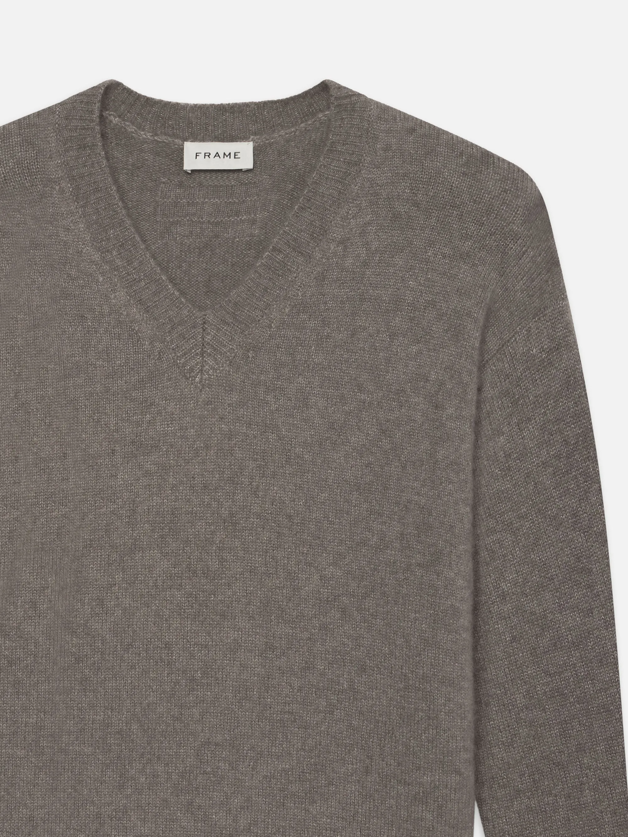 Light Cashmere Silk Sweater -- Soft Mocha