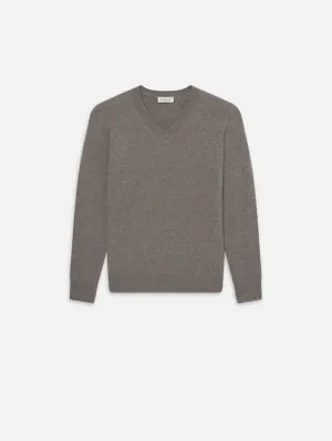 Light Cashmere Silk Sweater -- Soft Mocha