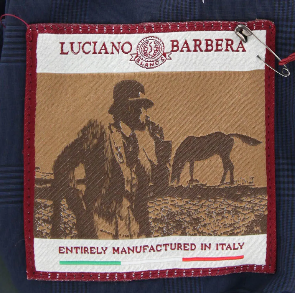 Luciano Barbera Navy Blue Reversible Vest - 40 US / 50 EU