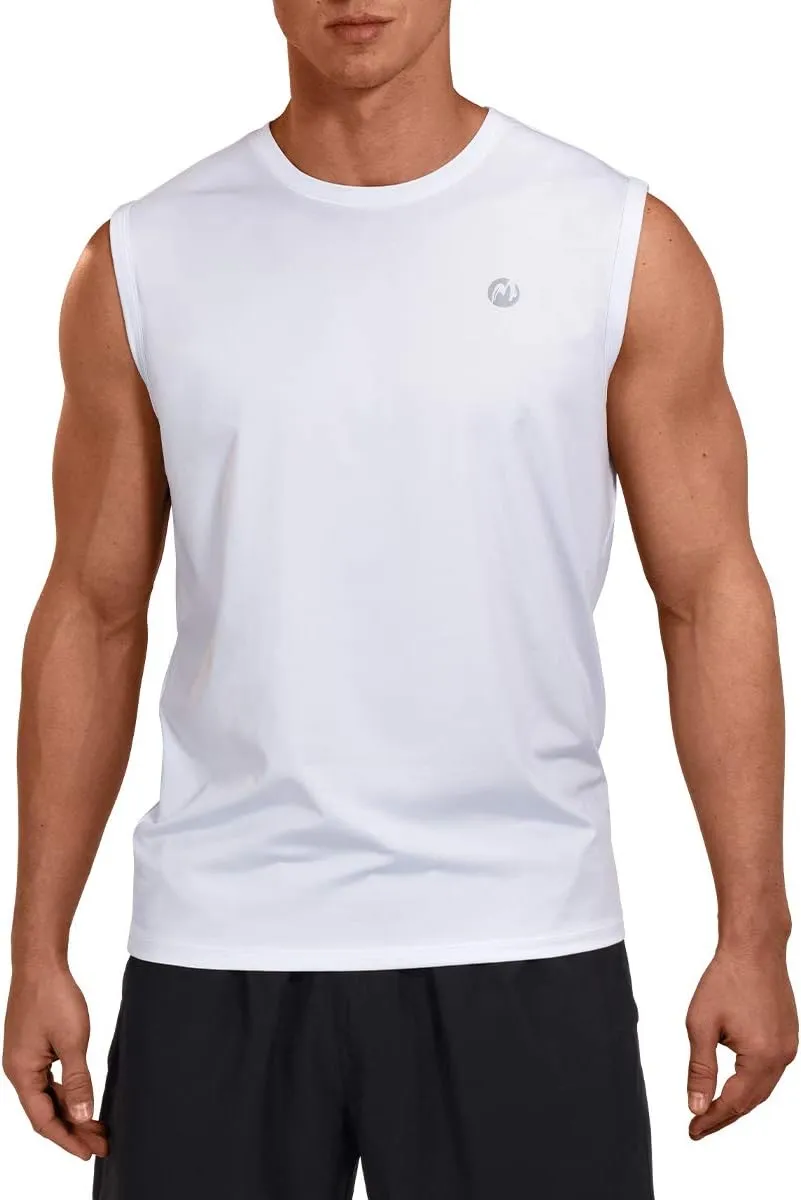 M MOTEEPI Mens Sleeveless Muscle Shirts Workout Athletic Gym Tank Tops Quick Dry
