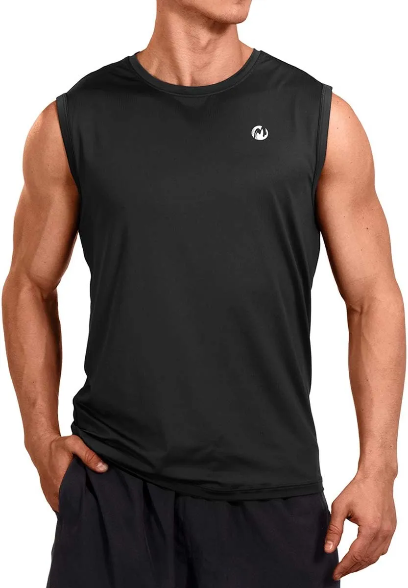 M MOTEEPI Mens Sleeveless Muscle Shirts Workout Athletic Gym Tank Tops Quick Dry