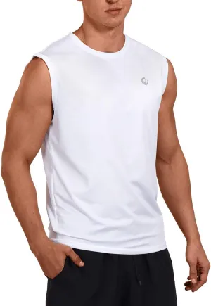 M MOTEEPI Mens Sleeveless Muscle Shirts Workout Athletic Gym Tank Tops Quick Dry