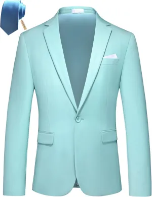 Mens Blazer Slim Fit Sport Coats 26 Colors Suit Jacket for Daily Business and Prom Party