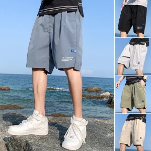 Mens Ice Silk Quick-Dry Shorts  Lightweight Summer Sportswear