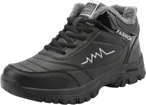 Men's Work Boots Soft Toe Hiking Sneakers Warm Fur Lined Womens Workout Shoes Winter Winter Backpacking Snow Botas Warm Water Hike Grounded Footwear