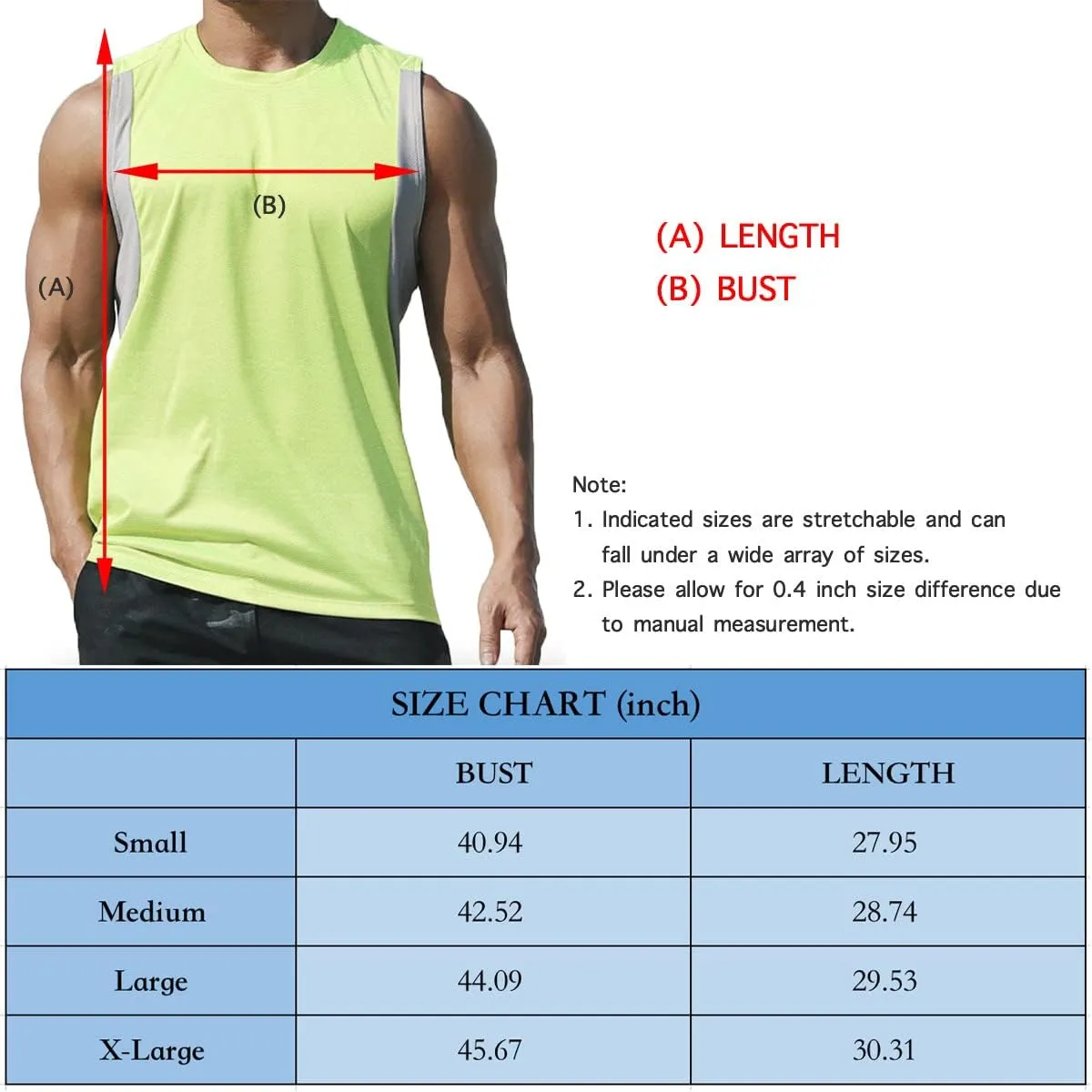 Mens Workout Muscle Tanks Gym Vest Fitness Jogging Sports Mesh Cool Tank Tops Quick-Dry T52T53