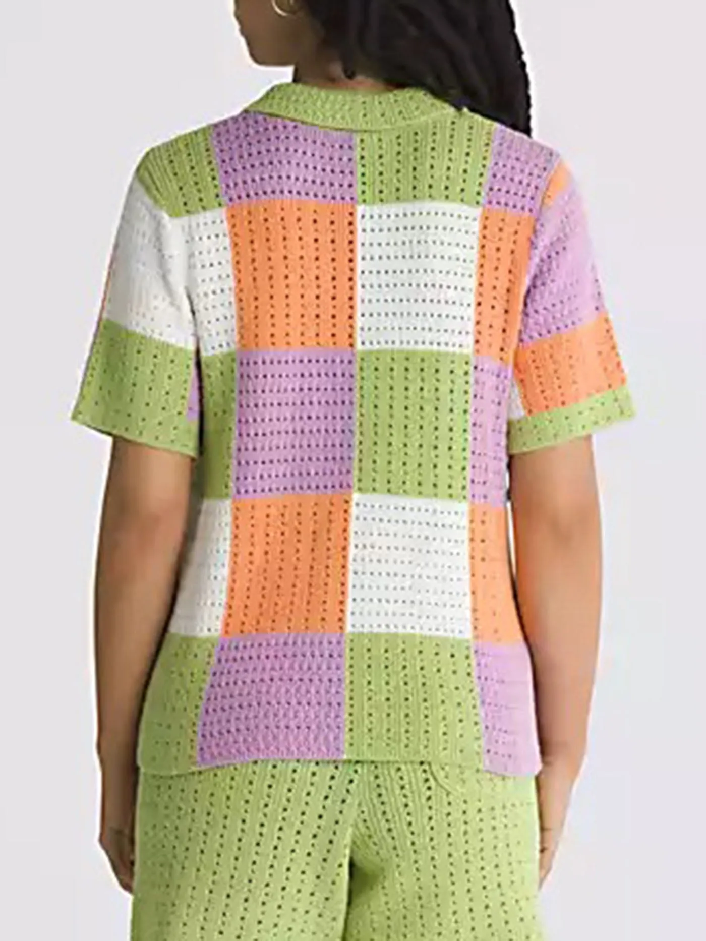 Morrison Checker Short Sleeve Sweater