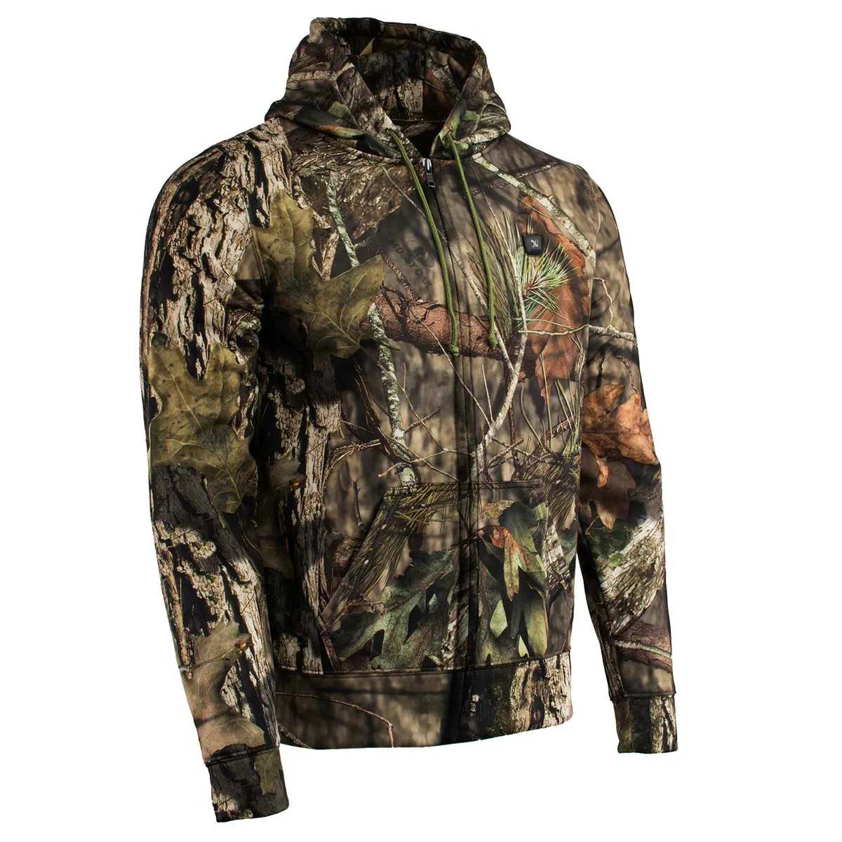 Nexgen Heat NXM1776SET Men's Camouflaged Heated Zipper Hoodies -