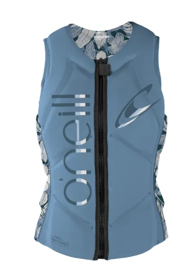 O'Neill Women's Slasher NCGA Impact Vest | FDENIM/PALMTROP