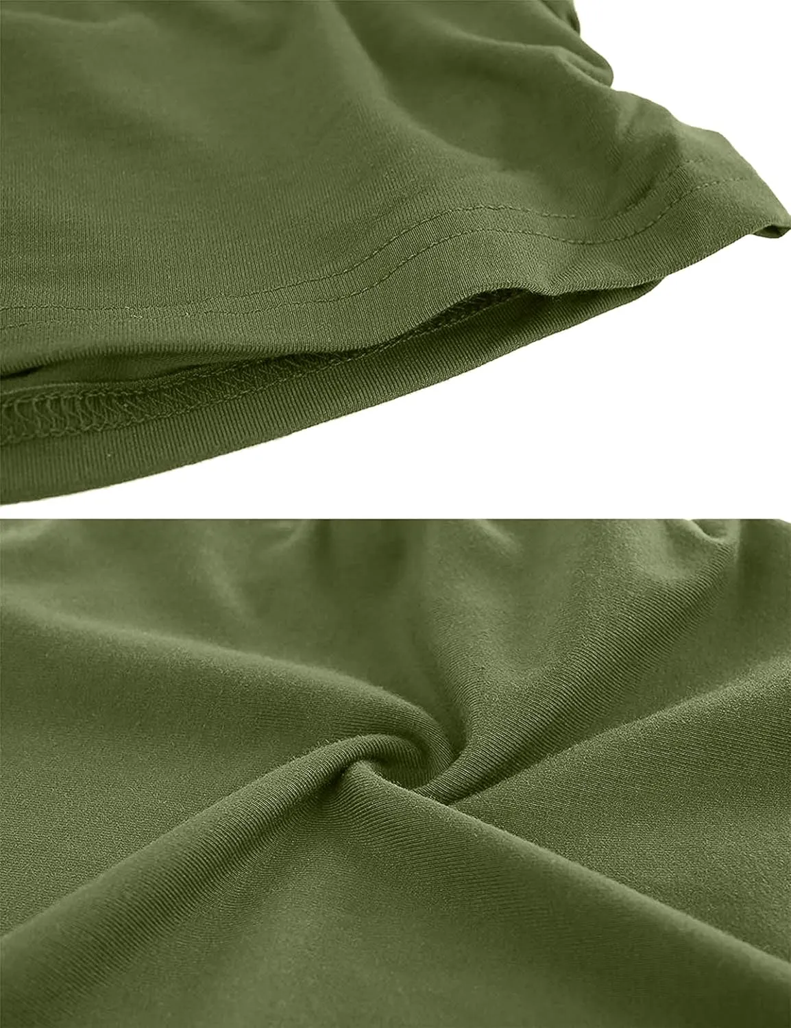 Peauty "Long Enough to Cover Hip Maternity Side Ruch Tank Tops/Basic Maternity Tops for Summer Casual Wear (S-3XL)