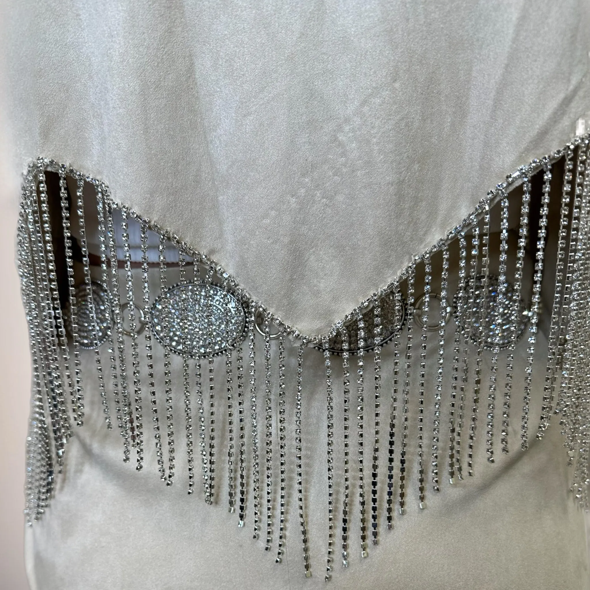 Rhinestone Royale Suede Jacket