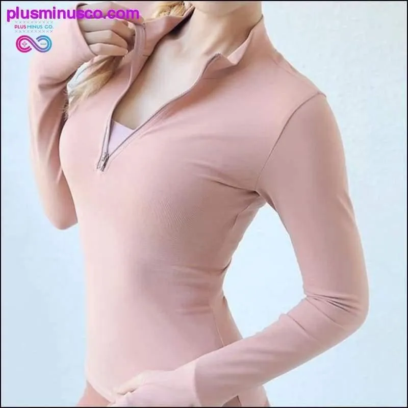Sport Zipper Gym Fitness Shirt