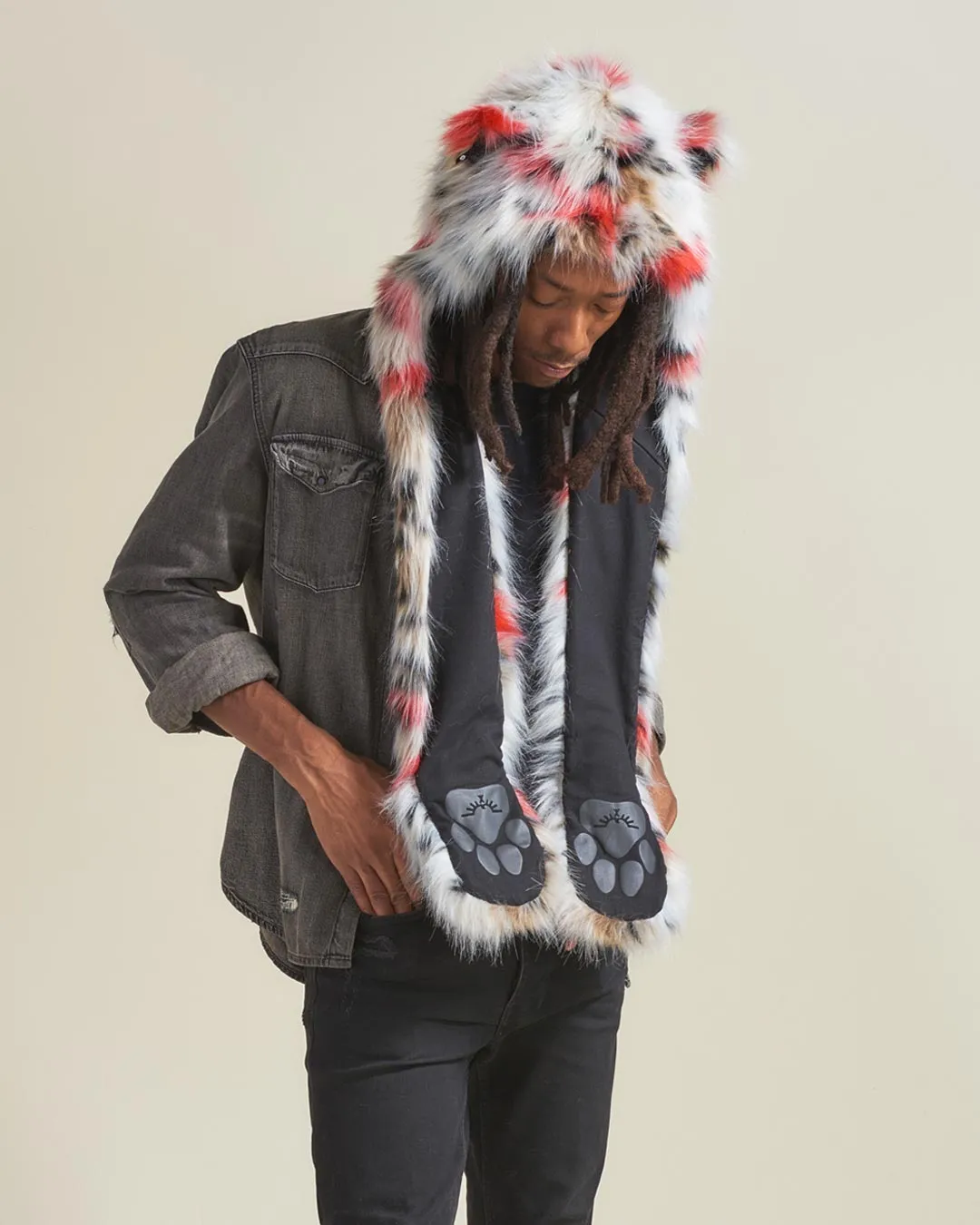 Strawberry Leopard Collector Edition Faux Fur Hood | Men's