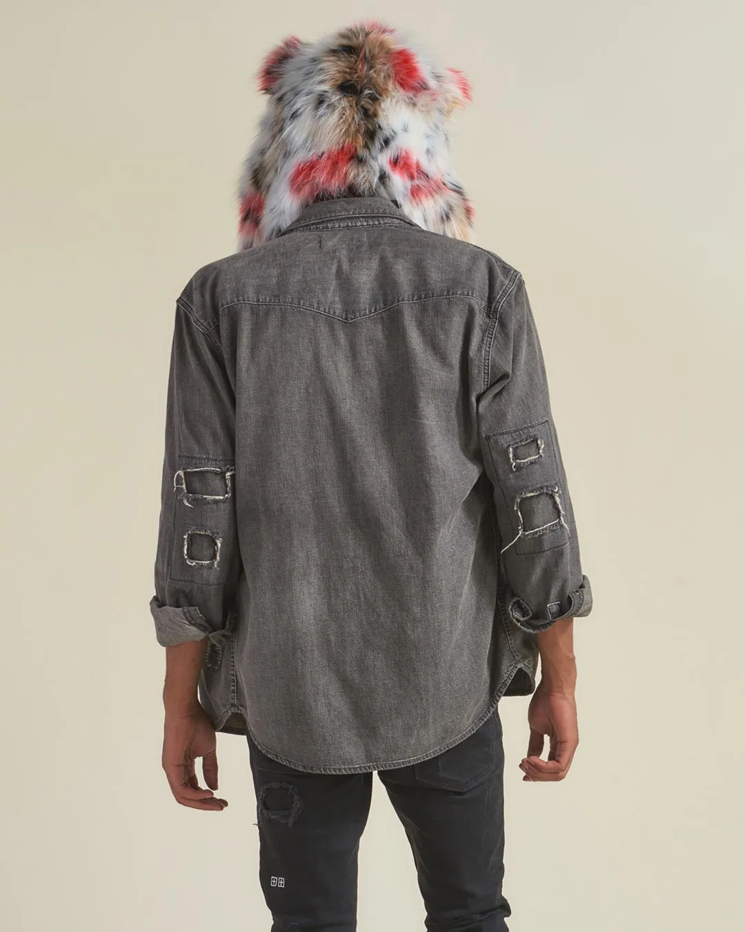 Strawberry Leopard Collector Edition Faux Fur Hood | Men's