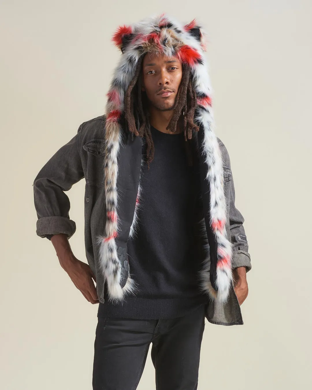 Strawberry Leopard Collector Edition Faux Fur Hood | Men's