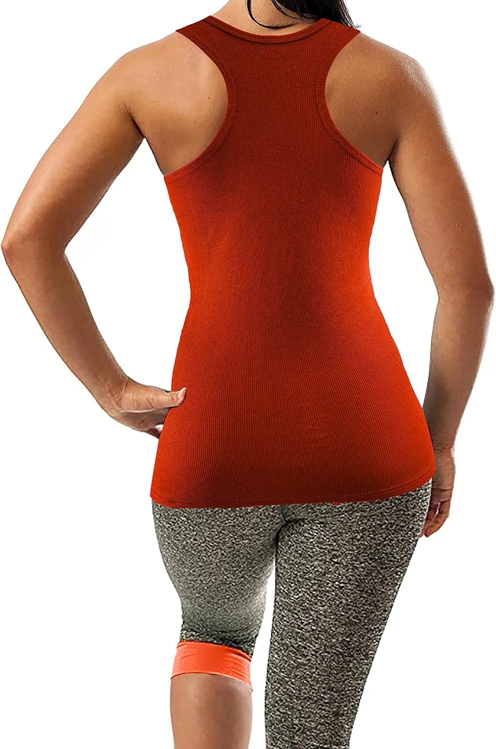 SUMONA Women 3/6/12 Pack Tank Tops Racerback Ribbed Rib A-Shirts Basic Sleeveless