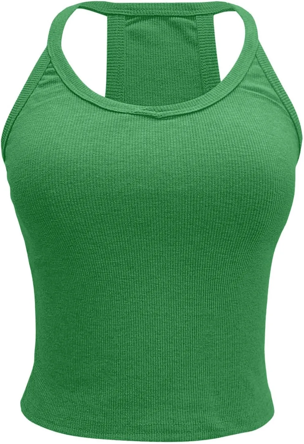 Tank Tops for Women Workout Tops for Women Racerback Basic Tank Summer 2024 Camisole V Neck Slim Fit Ribbed Sleeveless