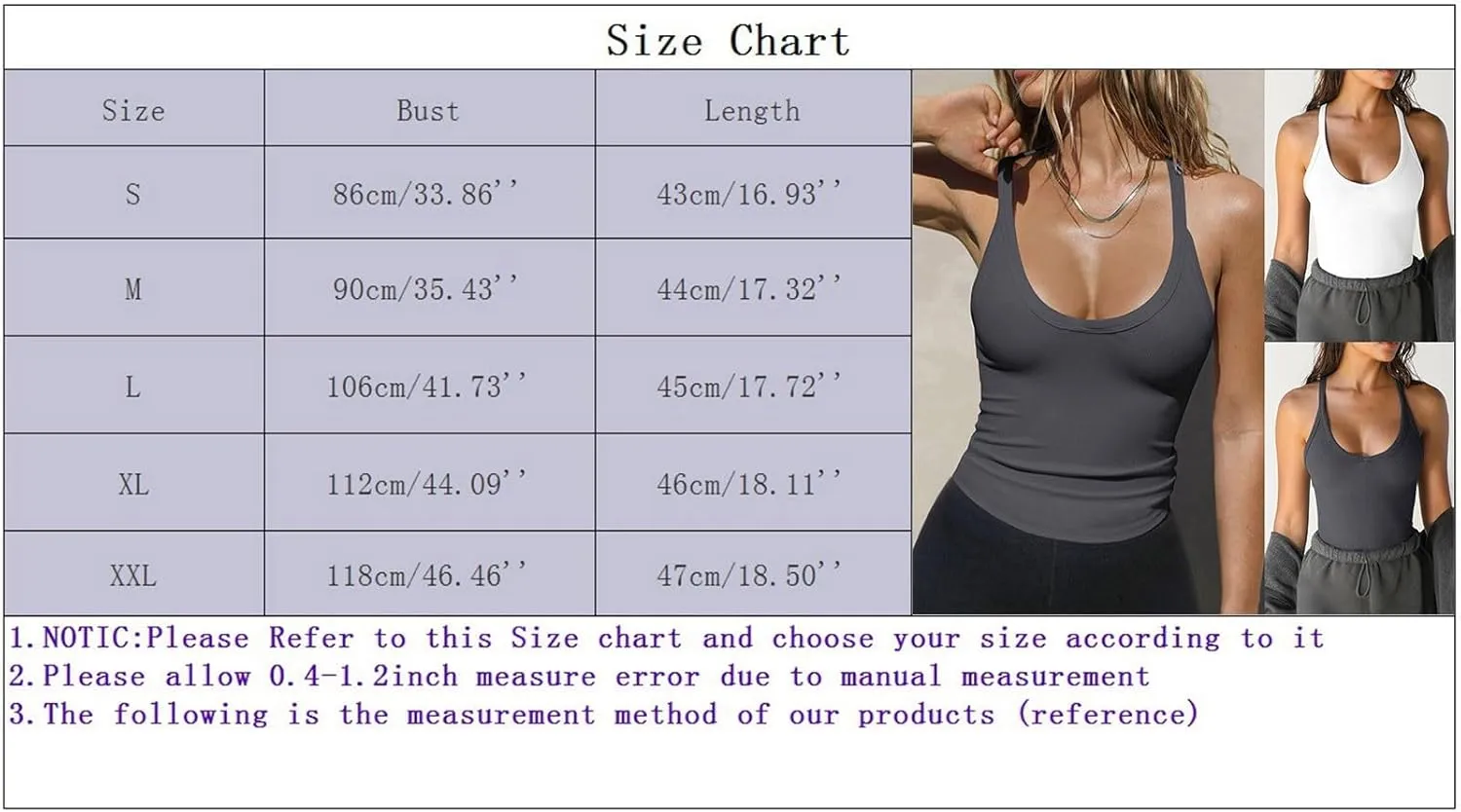 Tank Tops for Women Workout Tops for Women Racerback Basic Tank Summer 2024 Camisole V Neck Slim Fit Ribbed Sleeveless