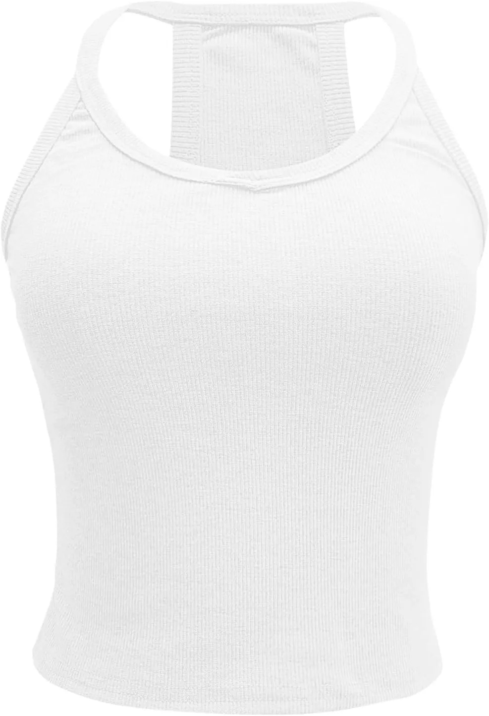 Tank Tops for Women Workout Tops for Women Racerback Basic Tank Summer 2024 Camisole V Neck Slim Fit Ribbed Sleeveless