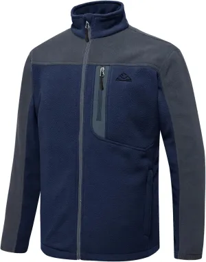 TBMPOY Men's Fleece Jackets Lightweight Full-Zip Fall Jacket Warm Winter Coats Outdoor Hiking with Pockets
