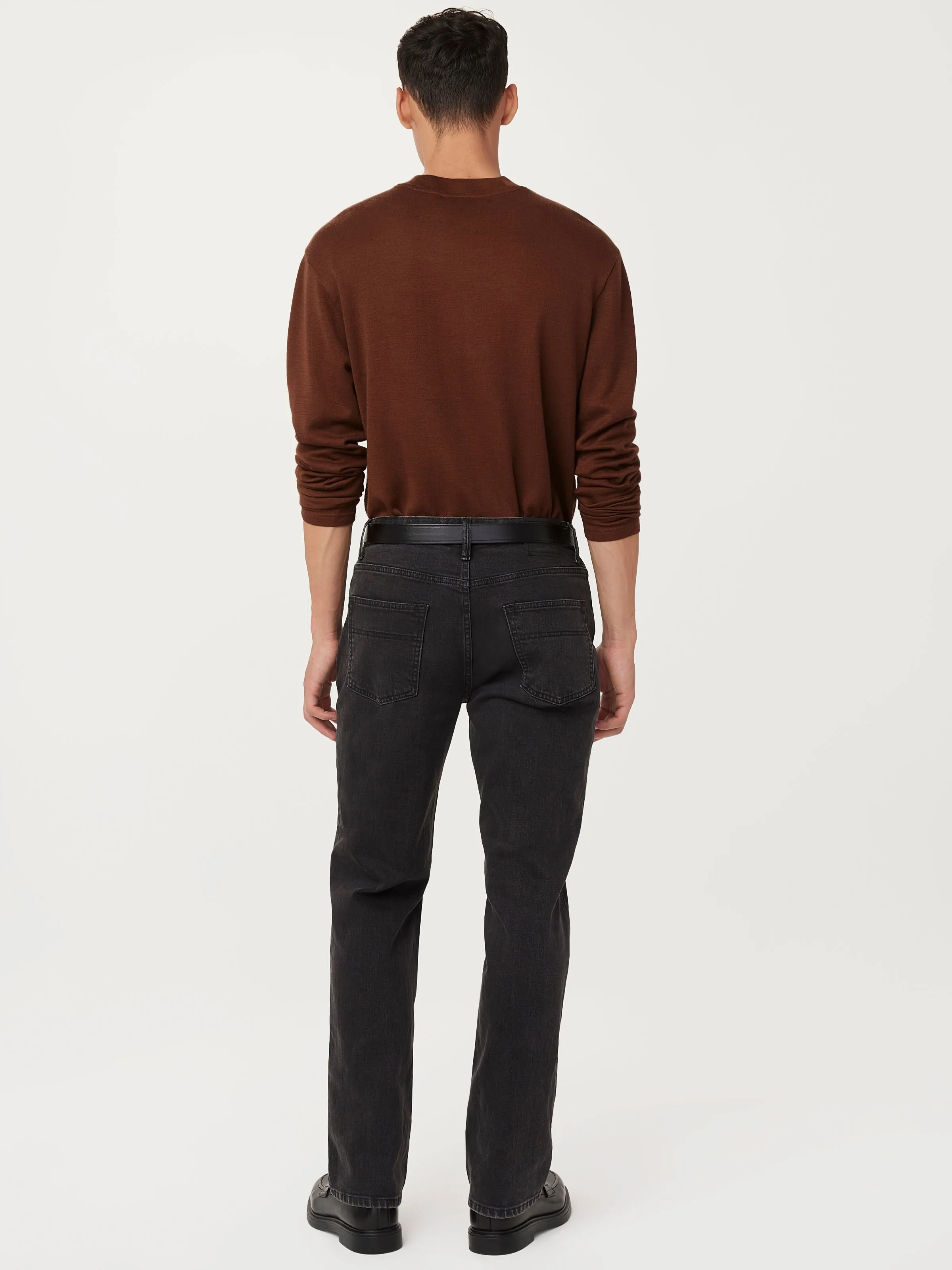 The Merino Wool Mock Neck  in Cappuccino