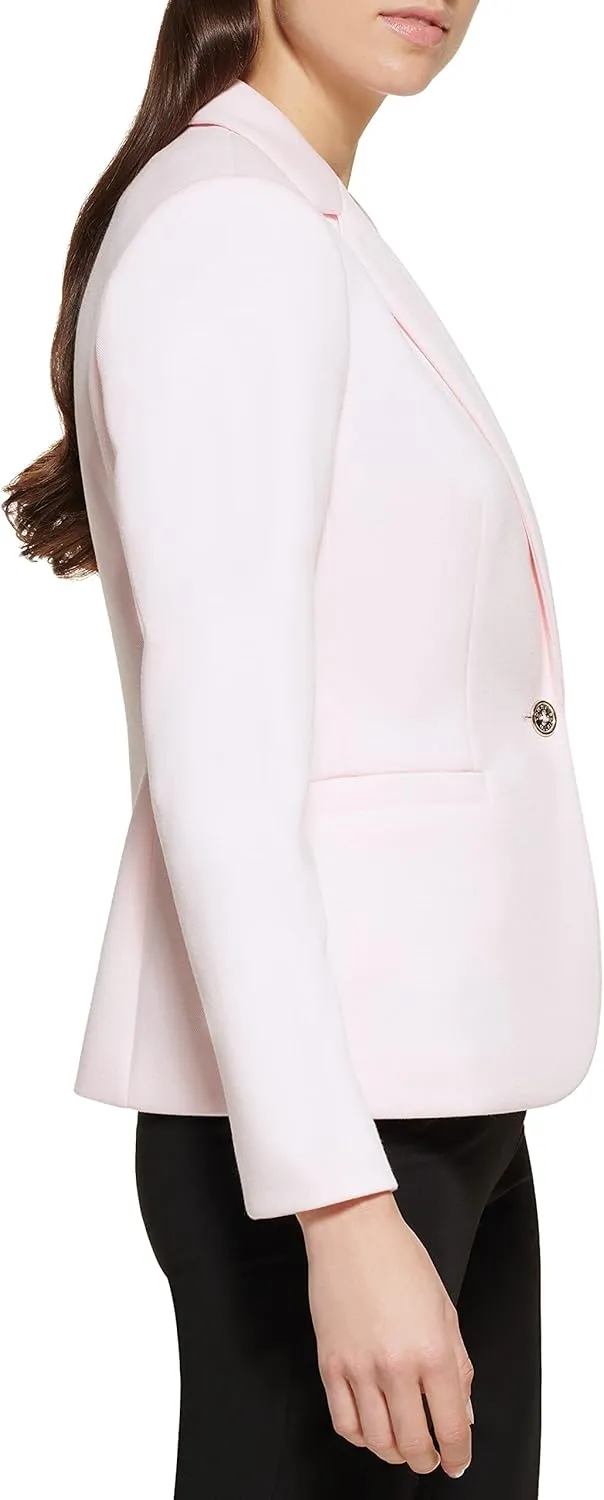 Tommy Hilfiger Women's Lapel Single-Button Blazer