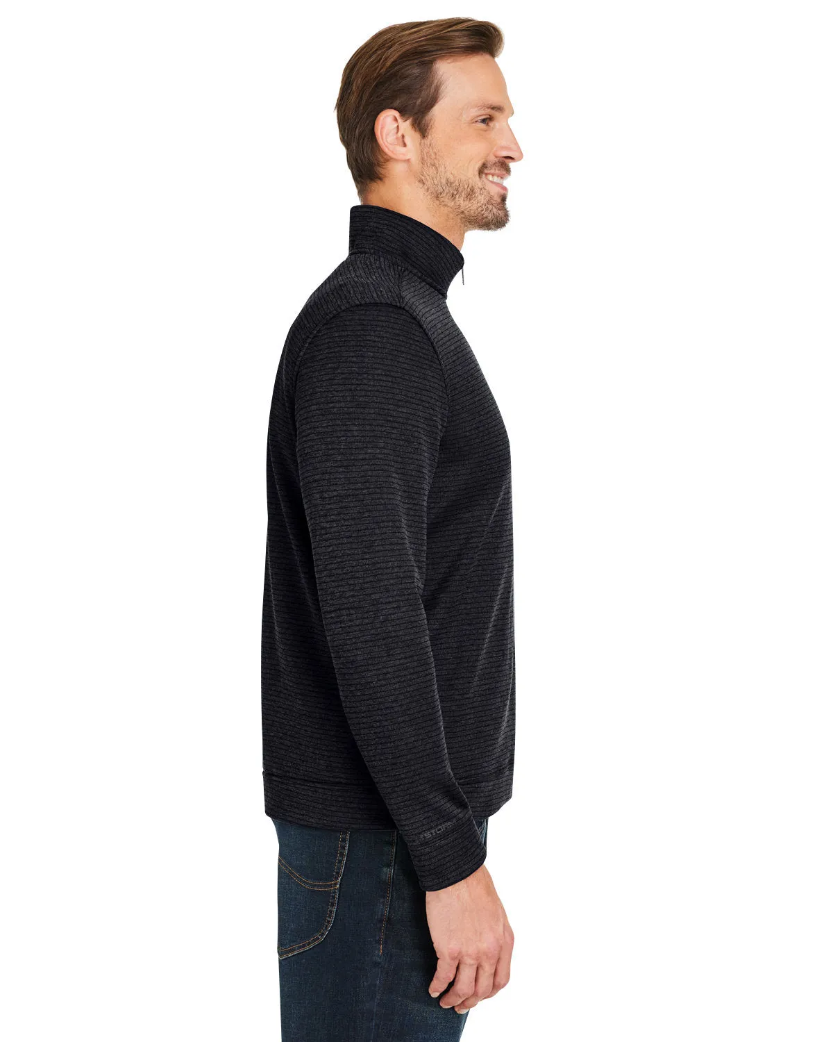Under Armour Mens Storm Sweaterfleece Custom Quarter-Zips, Black