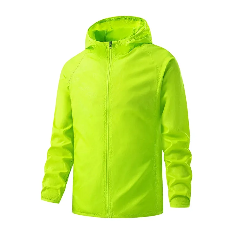Unisex Waterproof Hiking Jacket with Sun Protection