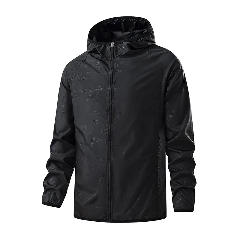 Unisex Waterproof Hiking Jacket with Sun Protection