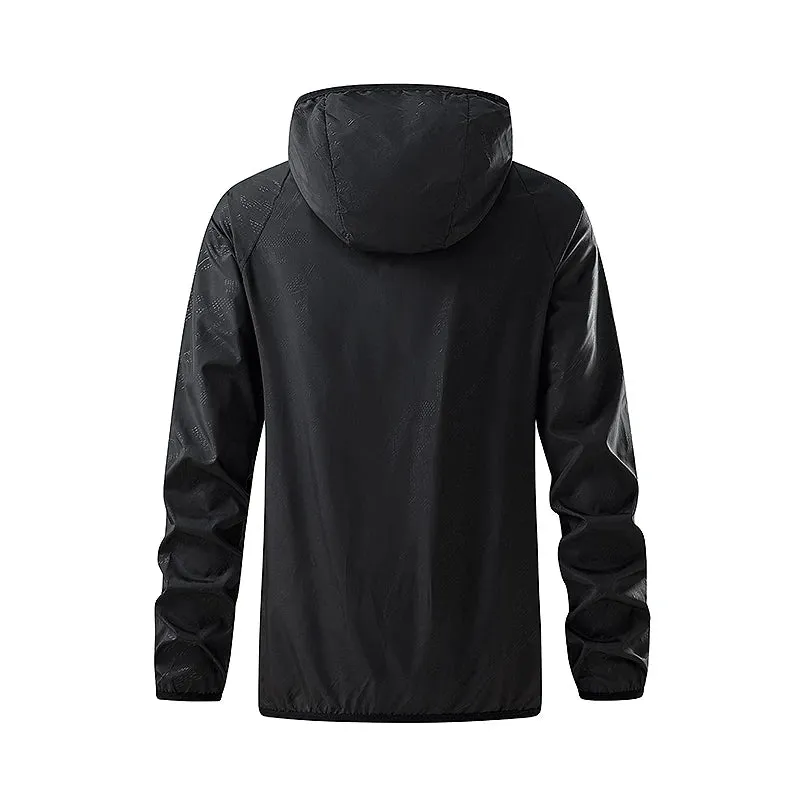 Unisex Waterproof Hiking Jacket with Sun Protection