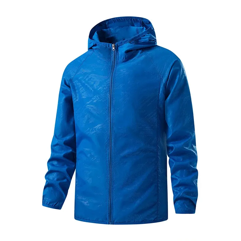 Unisex Waterproof Hiking Jacket with Sun Protection