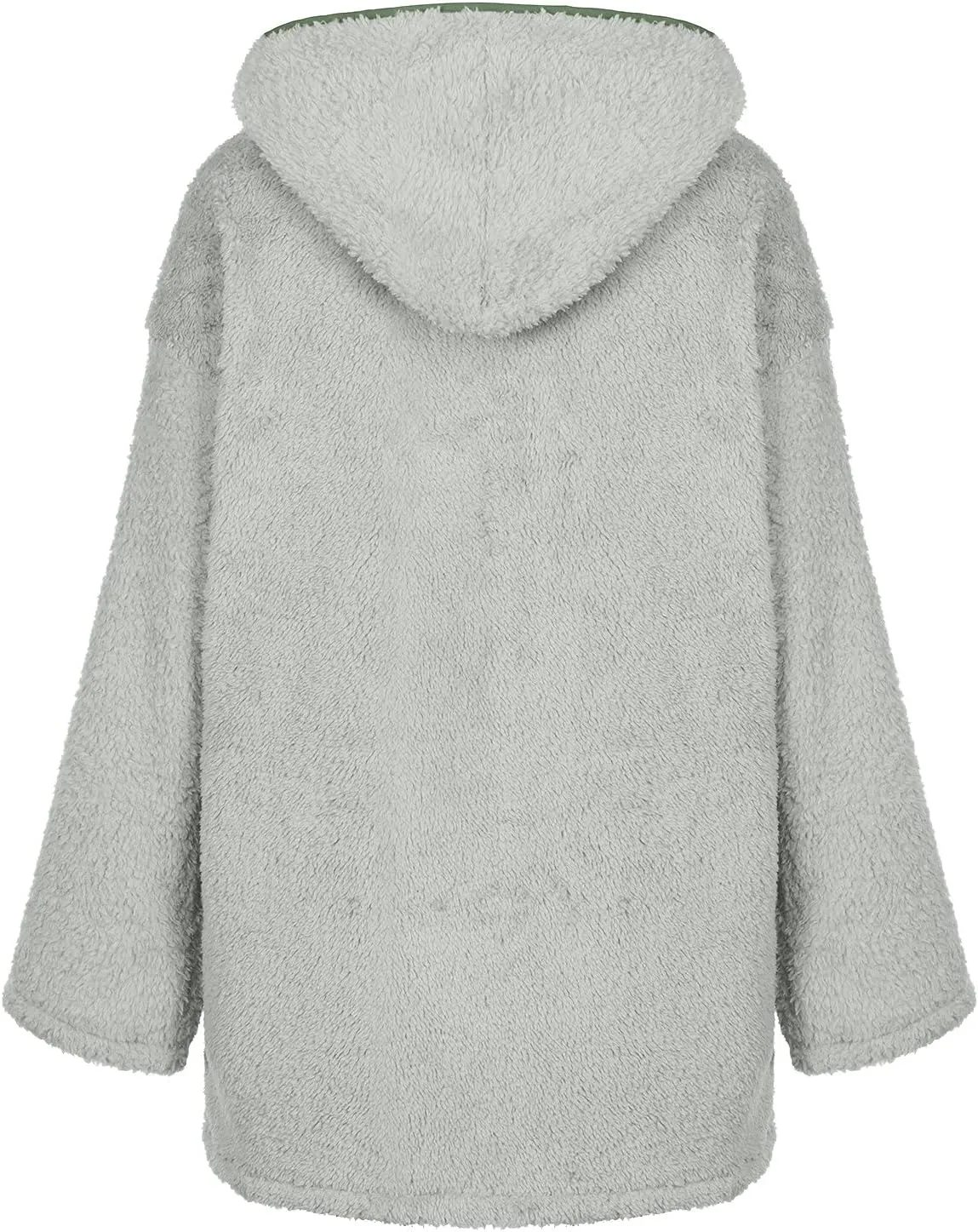 Winter Coats for Women Oversized Sherpa Jackets Warm Fuzzy Fleece Hoodies Zip up Hooded Parka Peacoat Outerwear