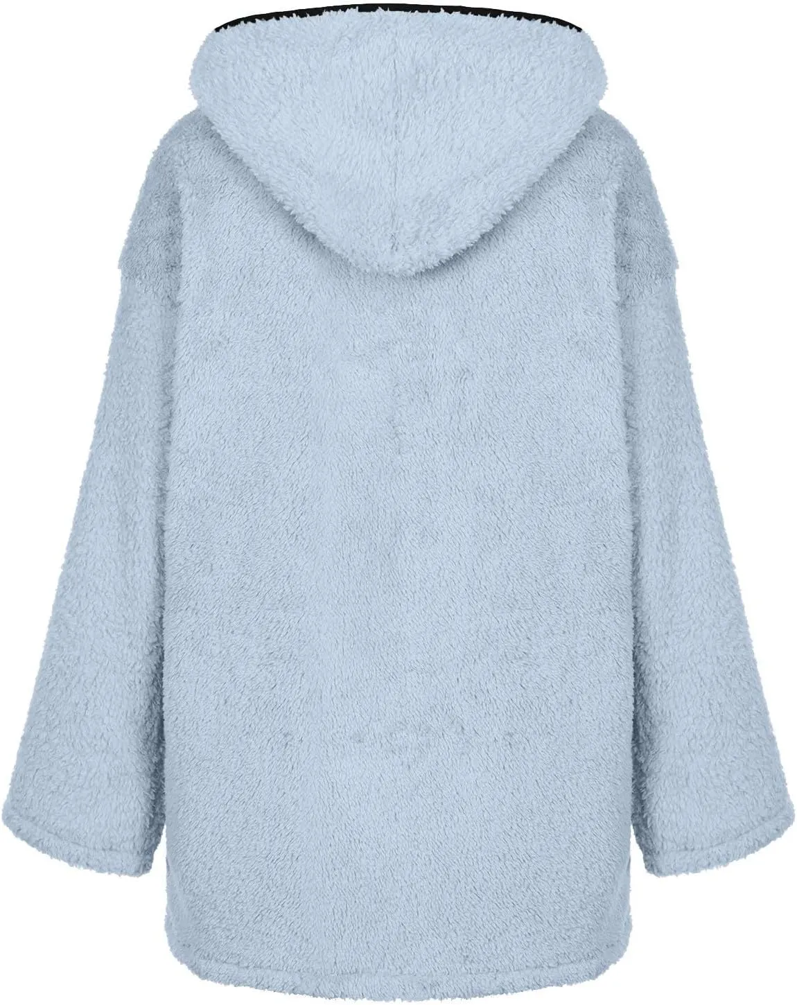 Winter Coats for Women Oversized Sherpa Jackets Warm Fuzzy Fleece Hoodies Zip up Hooded Parka Peacoat Outerwear